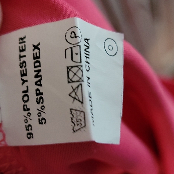 New XL Cha Cha Flounce Hot Pink Barbie Stretch Pull On Pants Dance Party Sexy - Picture 7 of 7